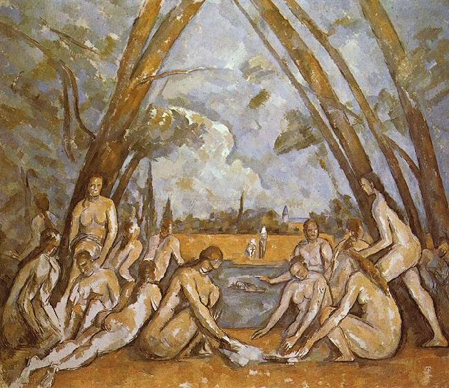 Paul Cezanne Badende oil painting picture